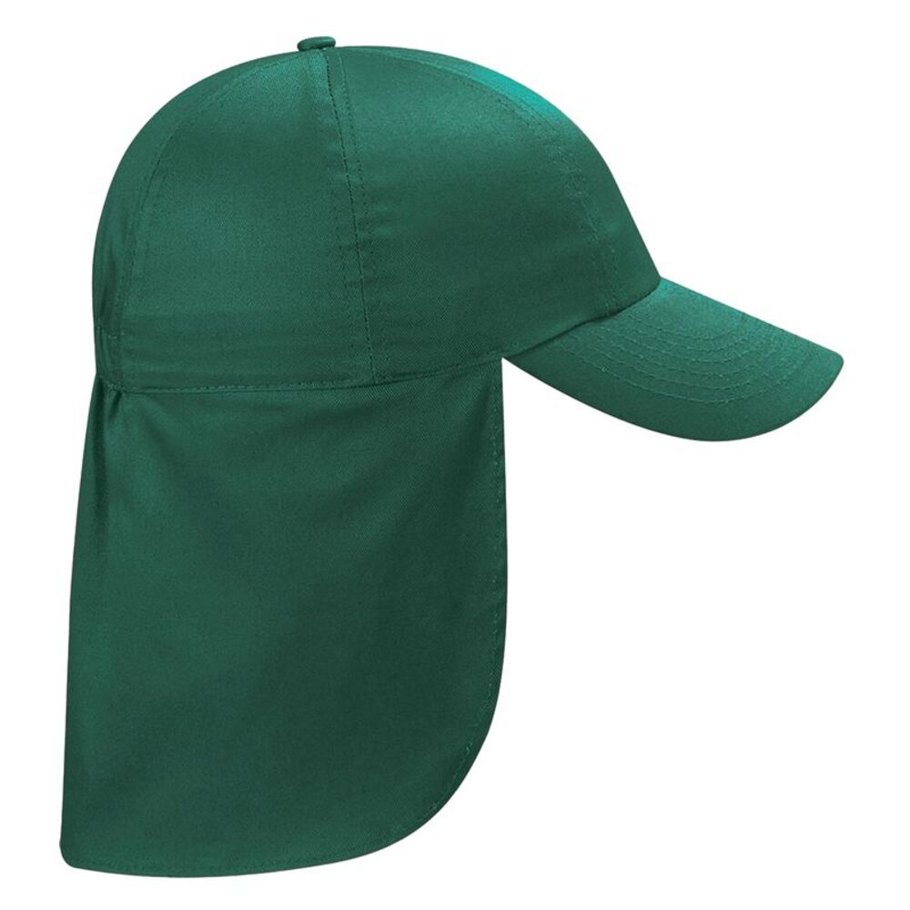 Beechfield Childrens/Kids Legionnaire Hat / Bottle Green